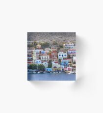 Chalki Waterfront Acrylic Block