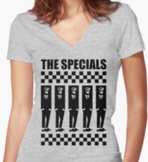 2Tone Era, The Specials Women's Fitted V-Neck T-Shirt