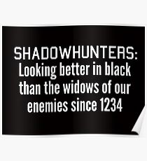 Looking Better In Black Poster