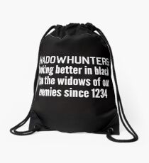 Looking Better In Black Drawstring Bag
