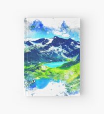 Mountain Range Painting Hardcover Journal