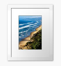 Cape Lookout Sommer Wellen Oregon Küste Gerahmtes Wandbild
