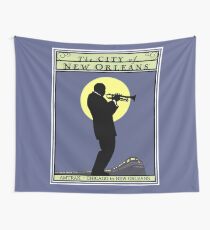 NEW ORLEANS: Vintage Amtrak Train Advertising Print Wall Tapestry