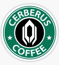Cerberus Coffee Mass Effect Sticker