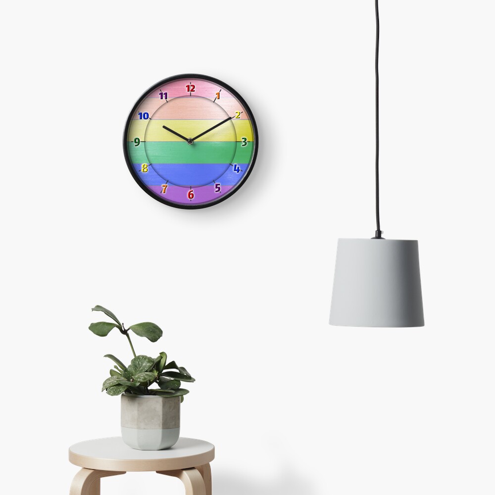 Rainbow PRIDE - Rainbow Clock