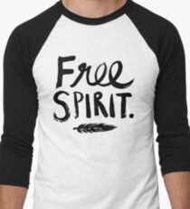 Free Spirit Men's Baseball ¾ T-Shirt