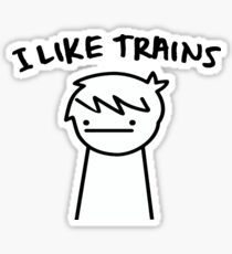 I like Trains Sticker