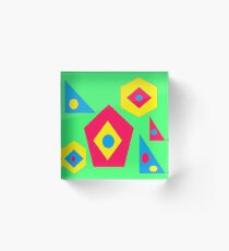 Abstract Design Acrylic Block