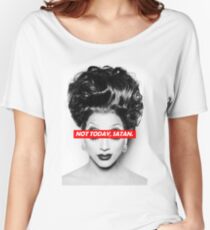 Not Today Satan 003 Women's Relaxed Fit T-Shirt
