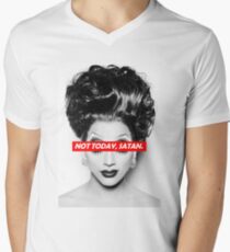 Not Today Satan 003 Men's V-Neck T-Shirt