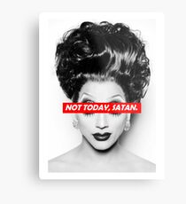 Not Today Satan 003 Metal Print
