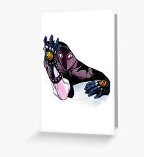 Jojo's Bizarre Adventure Killer Queen Bites The Dust Greeting Card