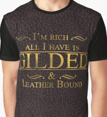 Trendy Gold Leaf Gilding Fashion Graphic T-Shirt