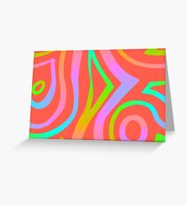 Vivid Summer Hues Greeting Card