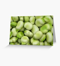 Broad Beans Greeting Card