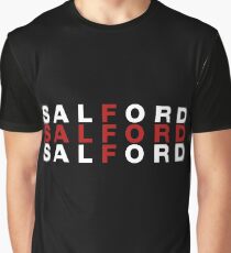 Salford United Kingdom Flag Shirt - Salford T-Shirt Graphic T-Shirt