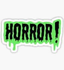 "Horror!" Sticker Sticker
