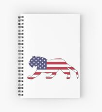 American Flag – Tiger Spiral Notebook