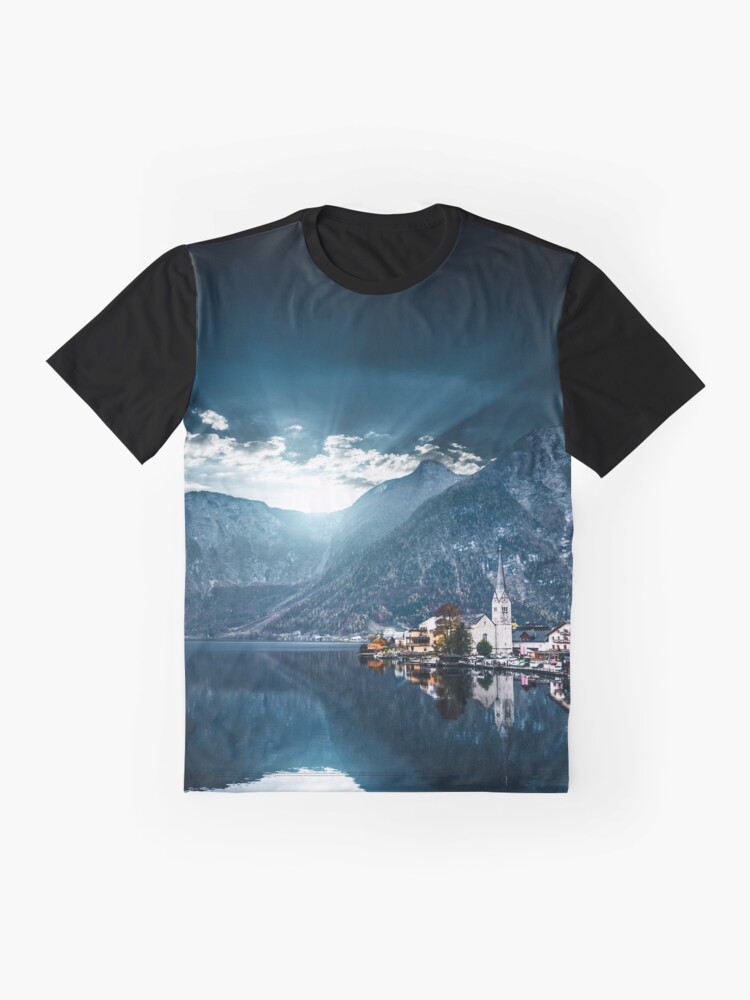 Alternate view of hallstatt in austrian alps Graphic T-Shirt