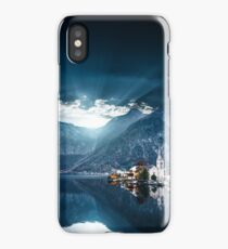 hallstatt in austrian alps iPhone Case