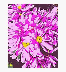 Archos Neon Android Flower Arrangement Photographic Print