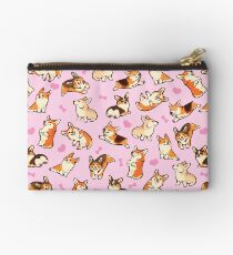 Lovey corgis in pink Studio Pouch