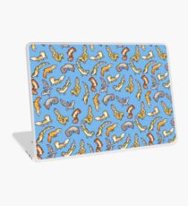 Döbelgeckos in Blau Laptop Folie
