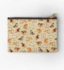 shibes in cream Studio Pouch