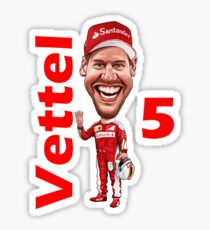 NEW 2017 Sebastian Vettel Sticker