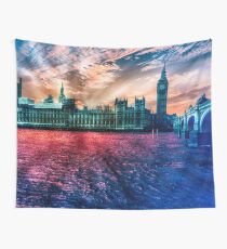 Colourful London Wall Tapestry