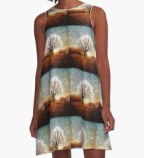Winter Tree A-Line Dress