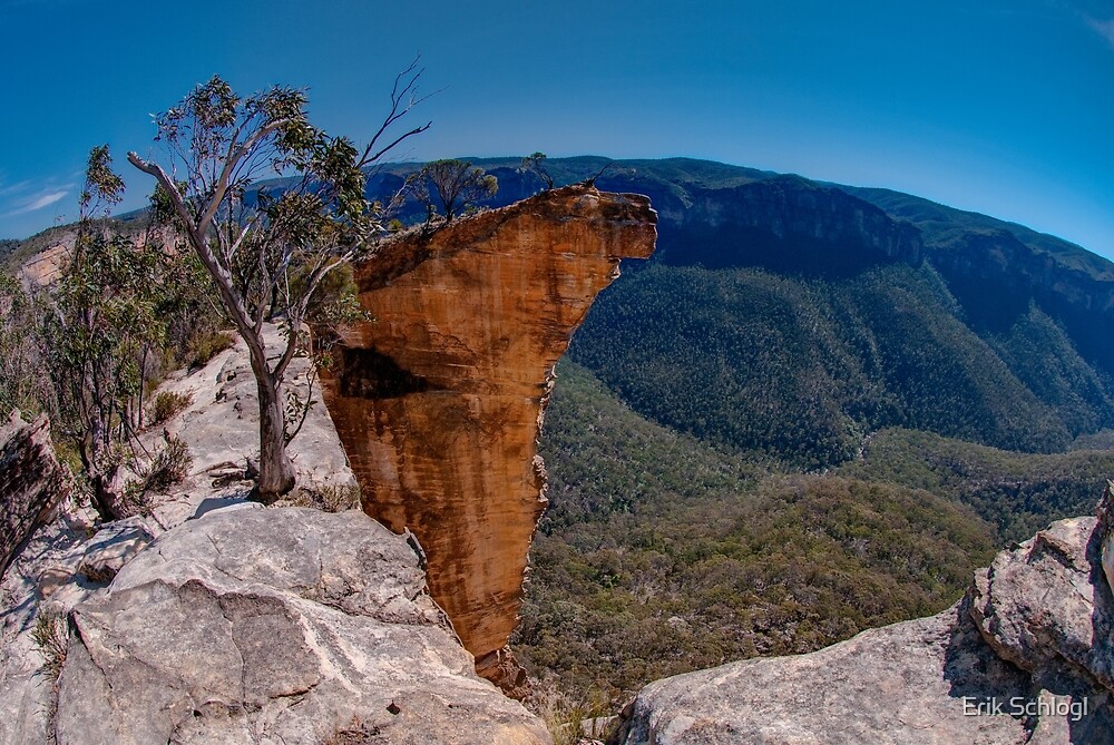 "Hanging Rock, Blue Mountains, Australia" by Erik Schlogl Redbubble