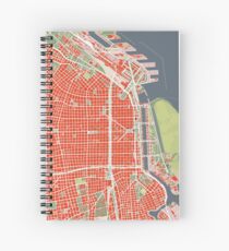 Buenos Aires city map classic Spiral Notebook