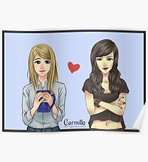 Carmilla and Laura from Carmilla Web Series (with bg) Poster