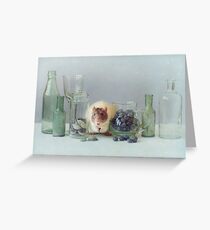 Snoozy loves to eat :) Greeting Card