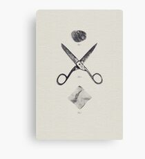 ROCK / SCISSORS / PAPER Leinwanddruck