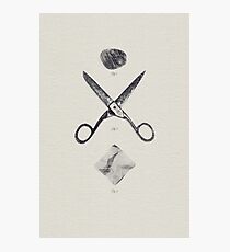 ROCK / SCISSORS / PAPER Photographic Print