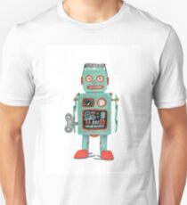 Retro Tin Robot No.1 Unisex T-Shirt
