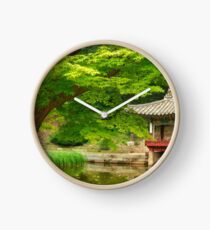Changdeokgung Secret Garden in Spring Clock