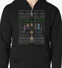 Rick and Morty Family Portrait Zipped Hoodie