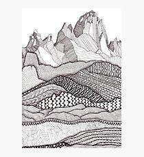 Patterns on Patagonia Photographic Print