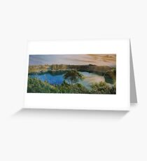 Blue Lake, Greeting Card