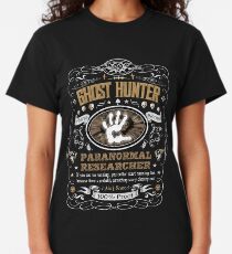 Ghost Hunter Paranormal Researcher Label Classic T-Shirt