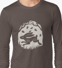 Leaping Hare in Autumn Long Sleeve T-Shirt
