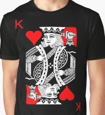 KING OF HEARTS (RED AND BLACK) Graphic T-Shirt