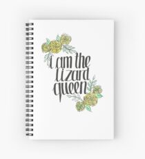 Cuaderno de espiral Yo soy la reina de los lagartos