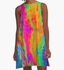 Tie Dye Pride A-Line Dress