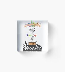 Born analogic grow up digital. Acrylic Block