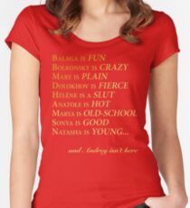 Great Comet Prologue Women's Fitted Scoop T-Shirt