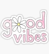 Good Vibes Flower Sticker
